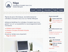 Tablet Screenshot of naga44.org